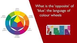 What is the 'opposite' of 'blue'? (the language of colour wheels)