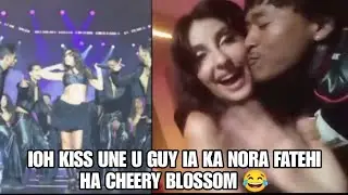 Ioh Kiss Une U Guy Ia Ka Nora Fatehi Ha Cheery Blossom 😂 2025
