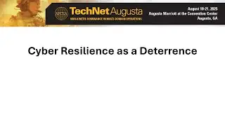 Cyber Resilience as a Deterrence