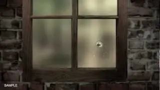 Green Screen Bullet Flyby