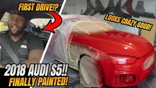 MY WRECKED 2018 AUDI S5 SPORTBACK IS FINALLY PAINTED AND IT LOOKS AMAZING! (PART 3)