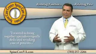 Spine Care Center is Specialists Working Together