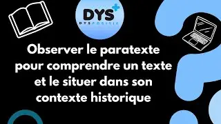 FRANCAIS - 5EME 4EME 3EME - Observer le paratexte pour comprendre un texte et le situer