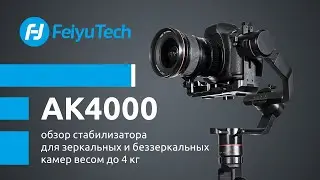 Трехосевой подвес Feiyu AK4000 обзор