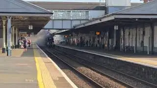 1Z47 17.38pm from Plymouth to Bristol Temple Meads very smokey Braunton 34046 with 57311 02/06/2025
