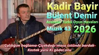 Kadir Bayır Bülent Demir Çaldığım bağlama Çiçekdağı masa üstünde bardak Kostak yürü Ki göder onu