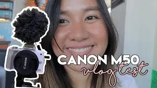 CANON M50 VLOG TEST 2020 | best vlogging camera for beginners?? | Is it worth the hype?