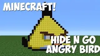 HIDE AND GO ANGRY BIRD - Minecraft Hide And Seek - W/Gizzy, MousieMouse and minimuka