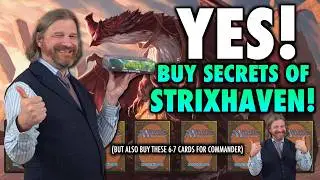 Yes! You Should Buy Secrets Of Strixhaven! Also These New Cards For Commander | Magic: The Gathering