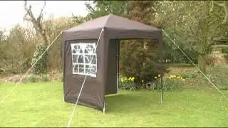 2 x 2m Black Pop Up Gazebo