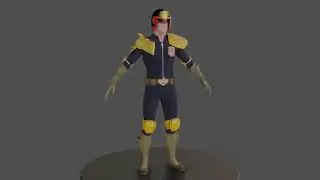 JUDGE DREDD - Blender Model (WIP)