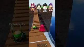 Kpop Demon Hunters doing Bridge Challenge #roblox #shorts