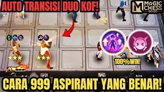 999 STACK ASPIRANT  TERMUDAH?! AUTO TRANSISI DUO KOF! CARA BERMAIN COMMANDER DYRROTH TERBARU