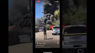 Phoenix AZ: Fire on 58th Ave and Bethany Home #phoenixaz #phoenixarizona #phoenix #arizona