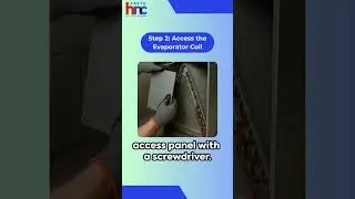 How to Clean AC Evaporator Coils Inside the House | Step-by-Step Guide by PartsHnC