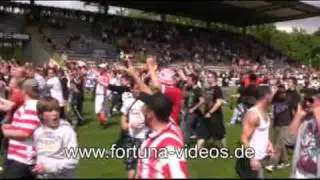 Vfr Aalen vs. Fortuna Düsseldorf (Torjubel beim 1-2 und Platzsturm)