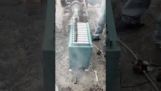 eco-friendly charcoal powder briquette press machine#PowderToProfit#CharcoalRodChallenge