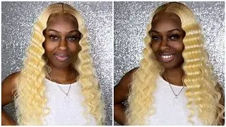 Brown Roots and Blonde Hair😍| Middle Part With Crimps❤️| Beautyforeverhair ✨