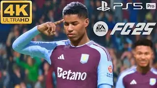 EA FC 25 Маркус Рашфорд празднует гол на последней минуте за &laquo;Астон Виллу&raquo;!