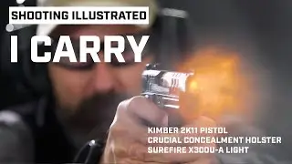 Я ношу с собой: пистолет Kimber 2K11 Double-Stack 1911 в удобной кобуре для скрытого ношения.