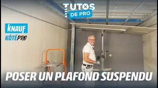 Comment installer un plafond suspendu en plaques de plâtre - TUTOS DE PRO - KÔTÉ PRO