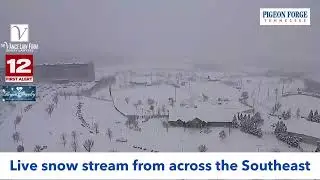 Snow is falling in parts of the South - watch here!