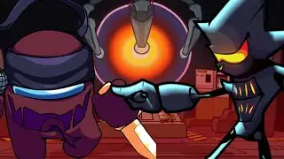 FNF Reactor V4 but maroon and Furnace x starved sing it