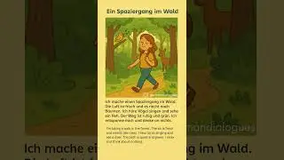 Learn German with Story: Ein Spaziergang im Wald | A1&ndash;A2 Listening Practice