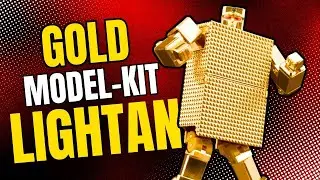 [4K] Unboxing the Stunning Gold Lightan Model Kit by Shohoriku!