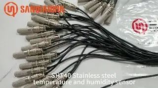 Sanqiaohui  I2C SHT40 SS304 Temperature and Humidity Sensors
