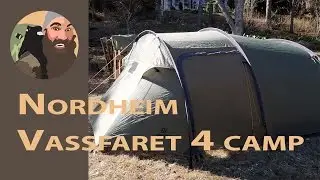 Nordheim Vassfaret 4 Camp - 4 personers telt for skogtur og camping