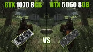 GTX 1070 VS RTX 5060 | R5 5600x | 8 Games | 1080p