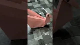 origami paper swan 🦢🦢#viral #youtubeshorts #shorts #ytshorts