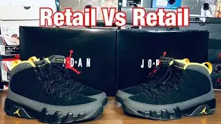 Air Jordan 9 University Gold Retail Vs Retail Review. @ChampsSports  @nike purchase