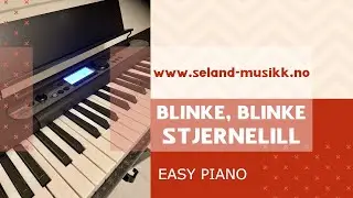 Blinke blinke stjernelill - Enkle akkorder