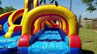 Factory Hot Sale Inflatable Helix Water Slide Jumping Bouncy Castle With Pool | Y&G&nbsp;inflatables