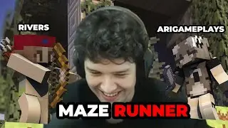 DEDSAFIO MAZE RUNNER DAY #1 FT ARIGAMEPLAYS AND RIVERS