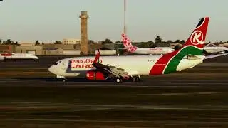 Mombasa Arrival &ndash;Kenya Airways Cargo 738 at HKMO | MSFS 2020