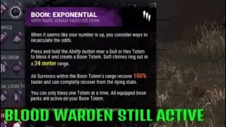 BOON EXPONENTIAL GLITCH VS. BLOODWARDEN * DEAD BY DAYLIGHT * # INTOTHEFOG #SHIRTMYSURVIVOR
