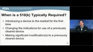 FDA - The 510k Program: Preparation of the 510(K) application and submission to FDA.
