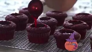 Food Network Recipes Steps: Red Velvet Vampire Cupcakes (Full Episodes) (Mick Jr. Channel Airing TV)
