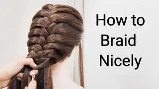 How to Braid Nicely | Beautiful Hairstyle | Easy and Simple Hairstyle