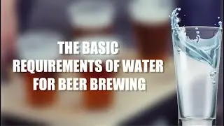 Basic requirements for water in beer brewing