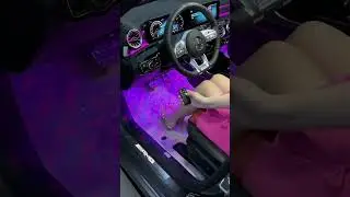 Remote-Controlled RGB USB Car Lights for Interior Ambience