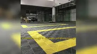 PP garage flooring - very easy to install