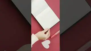 #artístico vídeo #papelaria fofa #papelarts #shorts ❤💕📖🖍