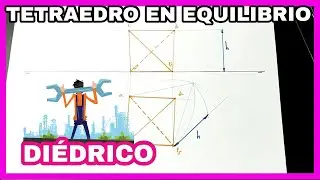 DIÉDRICO - tetraedro [apoyado💥] con una arista en el PH✅