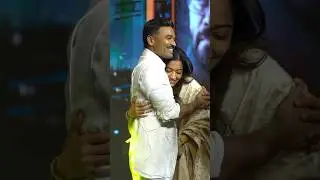 The hug says it all ❤️ #Dhanush & #RashmikaMandanna celebrating #Kubera Success together | Gulte