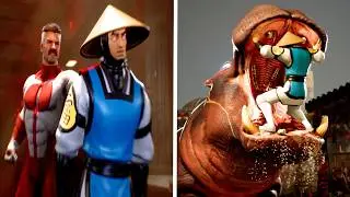 MK1 All Fatalities & Animalities on Raiden (MK3) Fortnite