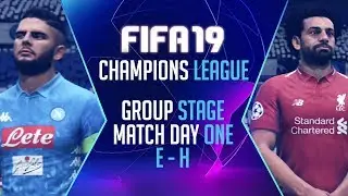 FIFA CHAMPIONS LEAGUE 2019/20 | Match Day 1 Highlights (Group E - H)